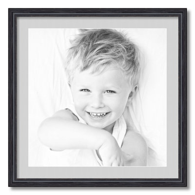 White Matte Picture Frame with Mat
