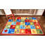 Tapis pour enfants Furnish my Place Mcclanahan 745 ABC | Alphabet éducatif | Tapis animaux animaux | Design contemporain | Multicolore-944855622