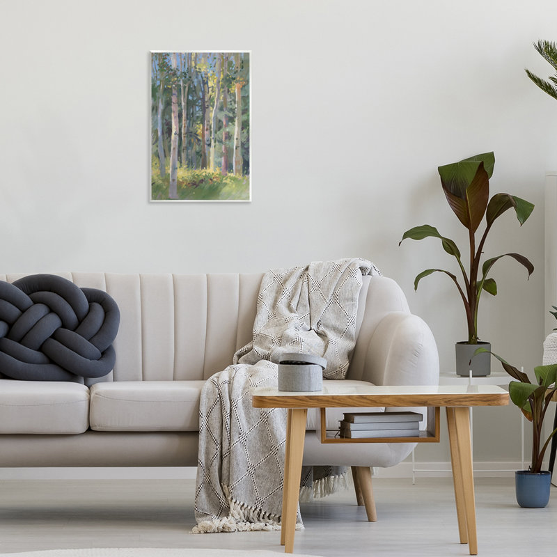 Plaque murale «Hidden Path Forest Trees», conception par Christine Debrosky, H 15 po x l 10 po