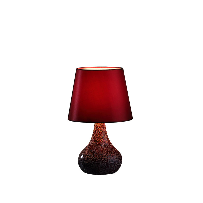 Lampe d'appoint en résine et verre craquelé Vindas