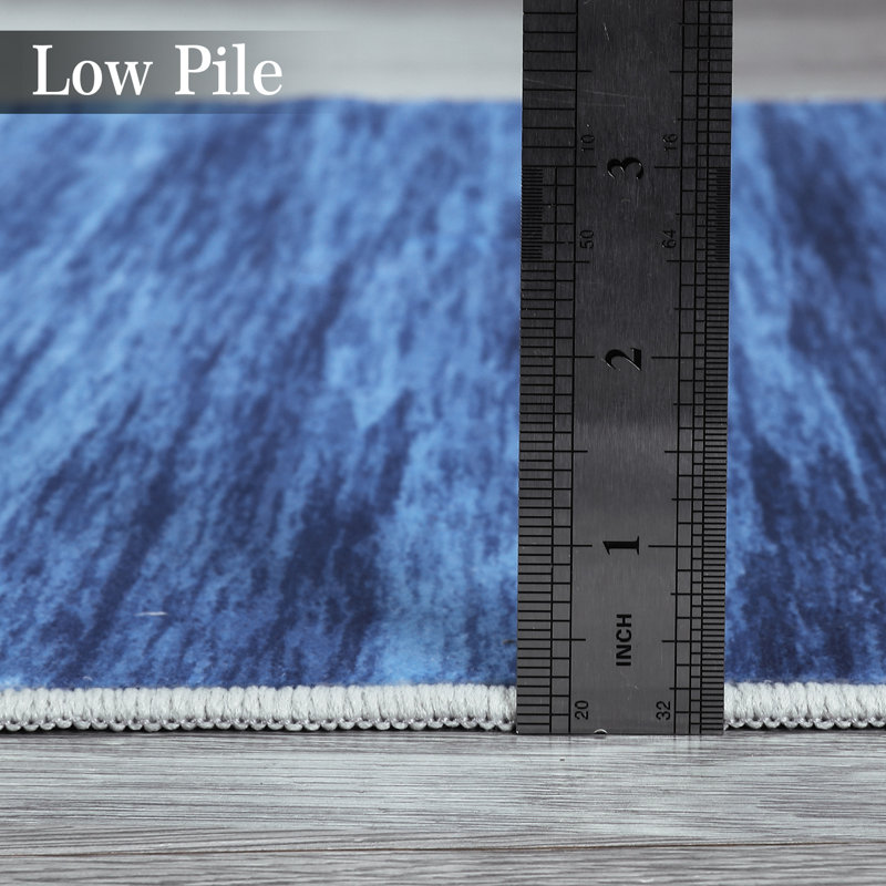 10x13 Rug Washable Rug Non Slip Rug Modern Ombre Rug Contemporary Gradient Rug Carpet for Bedroom Office, Rectangle 10' x 13'