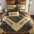 Donna Sharp Cabin Raising Pine Cone Embroidered Quilted Cotton Decor Pillow