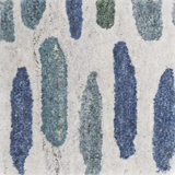 Cayo Hand Tufted PET Indoor/Outdoor Rug in Natural/Green/Blue