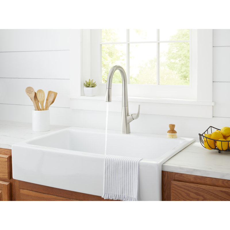 Vaughn® Single Handle Pull-Down Kitchen Faucet 1.75Gpm Stainless Steel, Stainless Steel