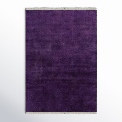 Clio Handmade Wool Purple Rug