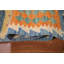 Tapis géométrique en laine Kilim