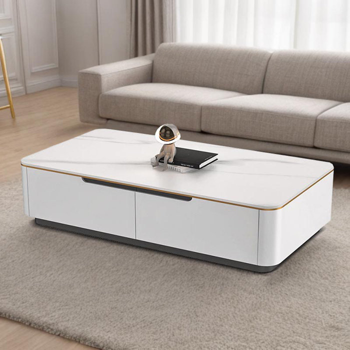 Orren Ellis Light luxury modern simple living room home Italian ...
