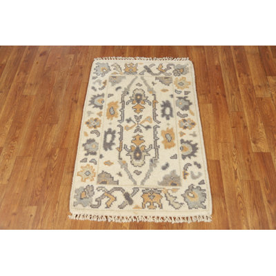 Handmade Wool Oushak Indian Rug 2x3