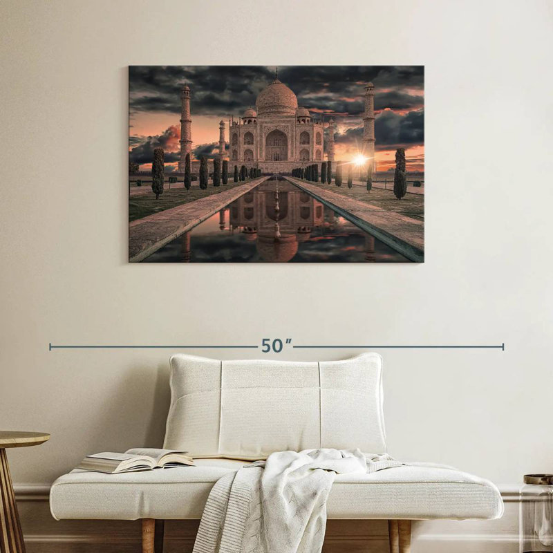 Taj Mahal à couper le souffle Adella, H 26 po x l 39 po