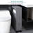 Gray Rolling Cabinet For Bathroom With Locking And Mobility Options 20.5" D Storage Wheels