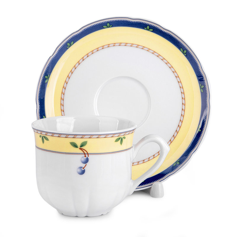 Tasse à thé en porcelaine avec soucoupe Henrietta Carlsbad