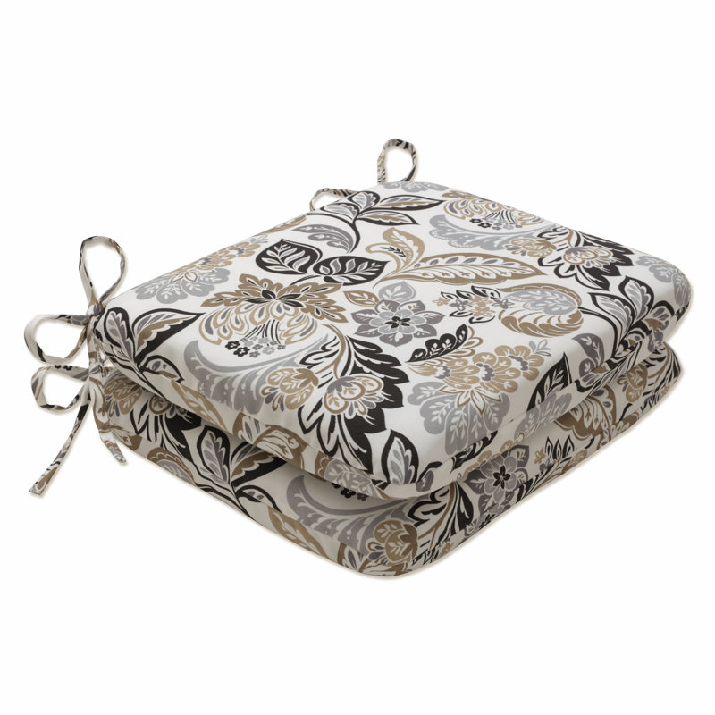 Coussin de siège intérieur / extérieur Dailey Opal, Noir