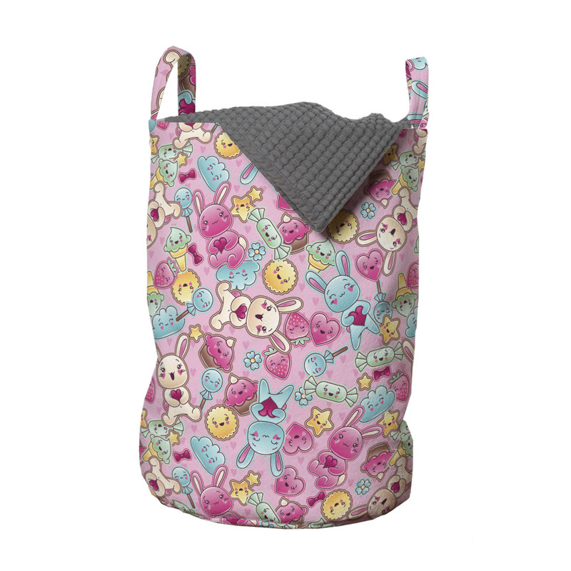 Fabric Laundry Bag with Handles