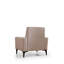 Élégant canapé 1 place, brun clair, 35,4 x 33,5 x 30,3 pouces | Structure en bois de hêtre et en carton, tissu 100% polyester | Coussin de dossier en mousse et en plumes gris doux | Matériau facile à nettoyer, nettoyage à sec, conception moderne-1792989631