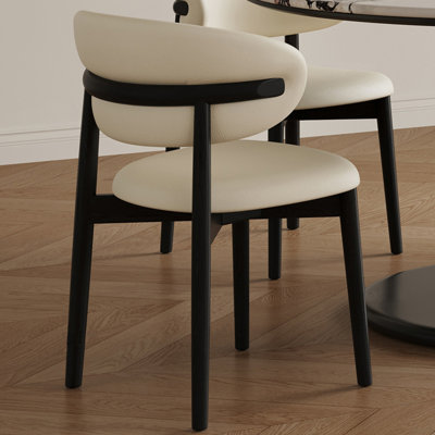 Elegant Round Faux Marble Dining Table Set