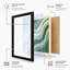 Undulating Green Forms Minimalist - Print-752952496-752952510
