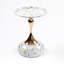 Table d'appoint polyvalente en métal à piédestal-340329416-340329417
