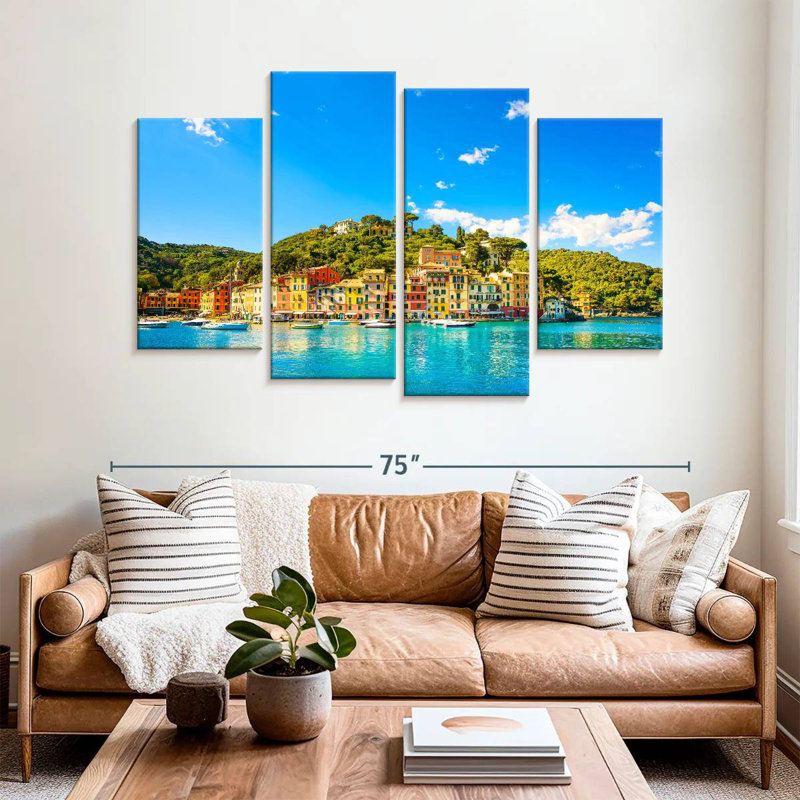 Nicci, pittoresque Portofino, H 42 po x l 68 po