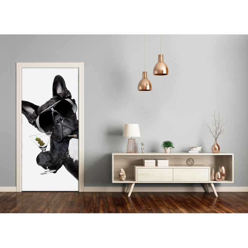 Pies Martini Door Decal, 205cm H x 85cm W