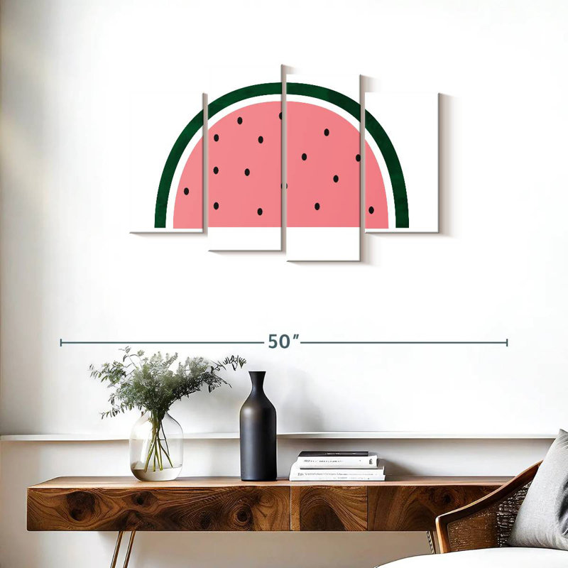 Yarlin Watermelon Slice I, 22'' H x 36'' W