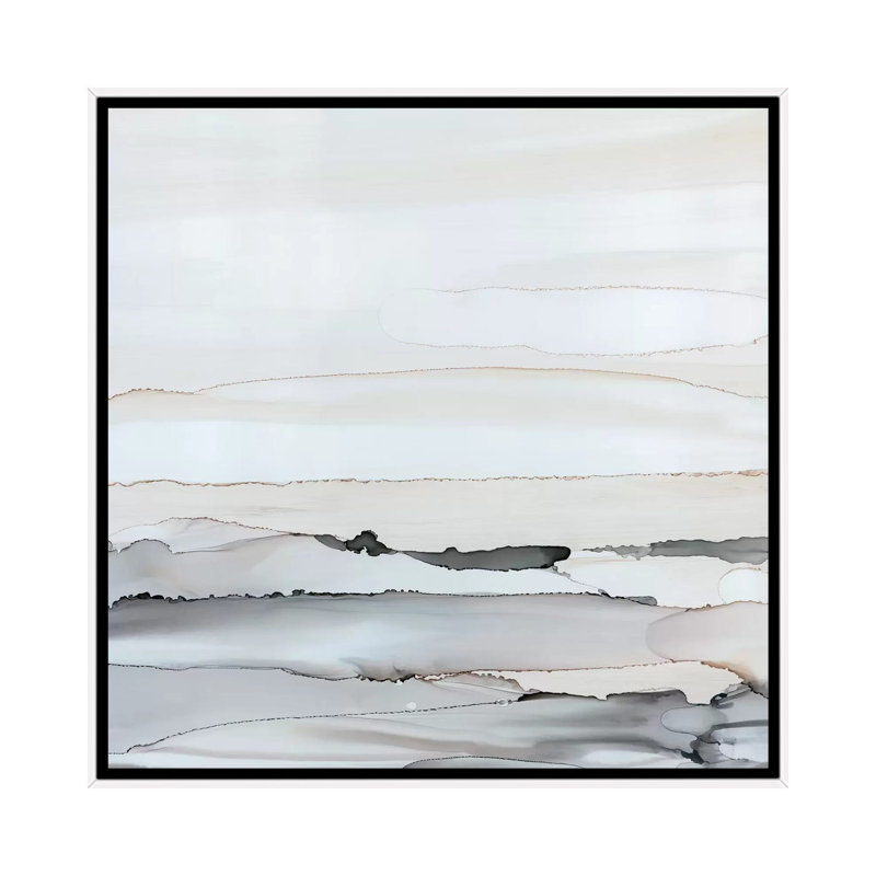 « Sunembrasshorizons I » par Carol Robinson, reproduction d’art, Pas de tapis, H 18 po x l 18 po x 1,5 po