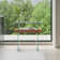 31.5'' Narrow Glass Console Table with Storage, Small Entryway Table with Natural Wood Shelves