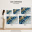 Reproduction d'art graphique abstrait sur toile tendue Modern Modern-129450194