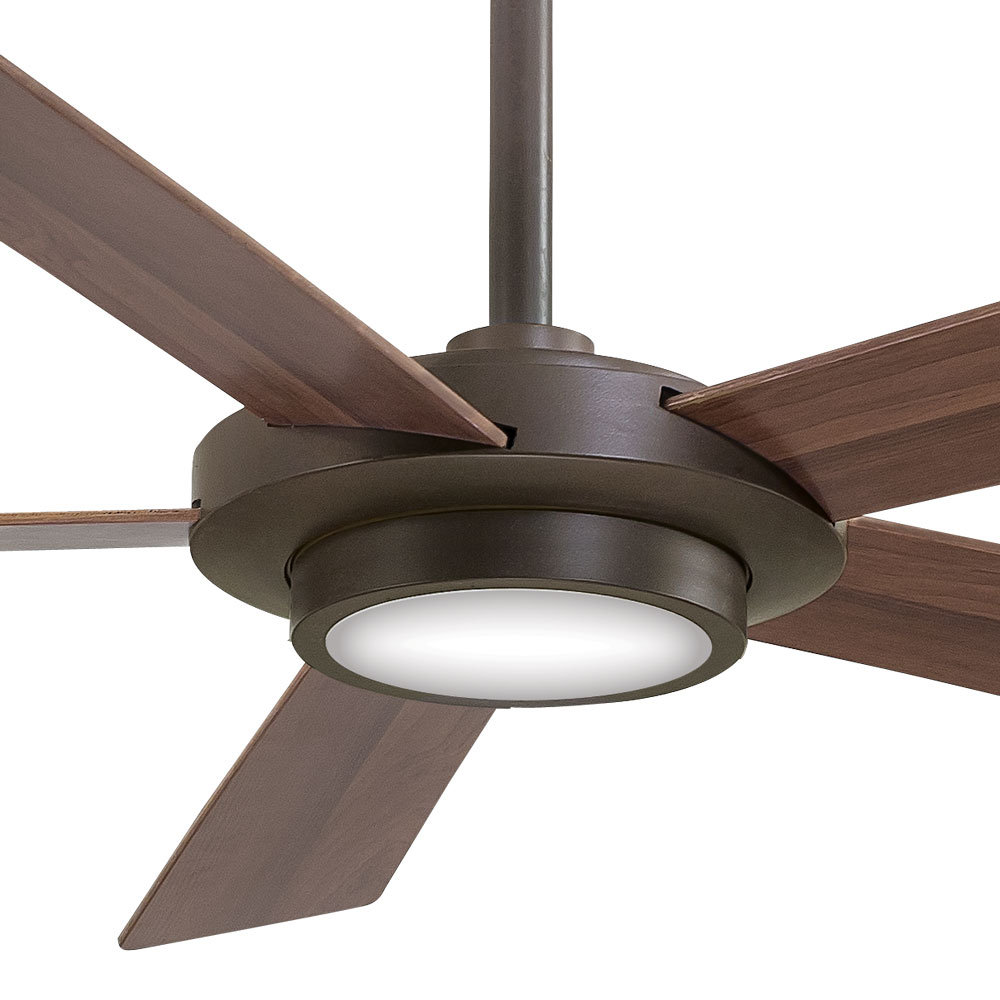 Sabot 52" Ceiling Fan with LED Light Kit, Oil Rubbed Bronze