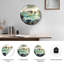 Horloge murale décorative en verre Ocean Landscape-369726267