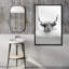 Shetland, "Vache moderne en noir et blanc dans la baignoire, image amusante d'un animal de bain" sur toile-98566402-98566401