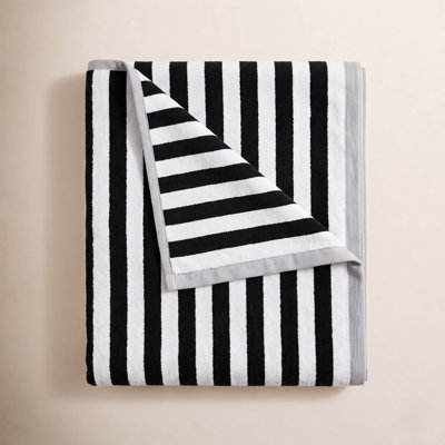 Striped Cotton Oversized Beach Towels