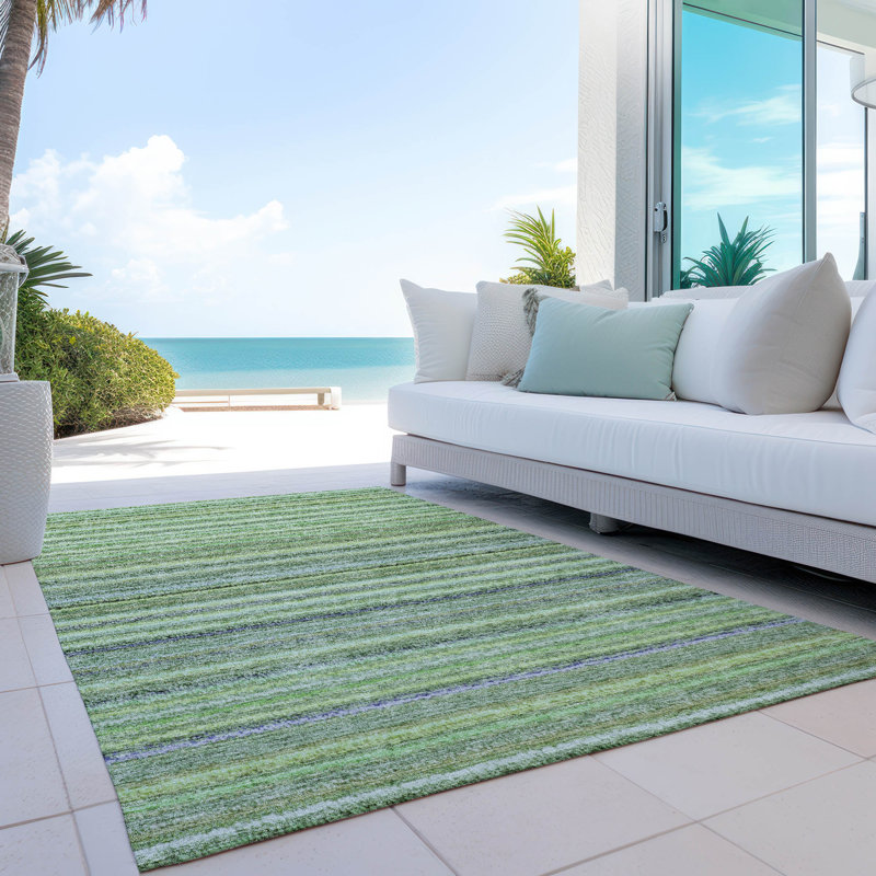 Tapis intérieur / extérieur Aurelien, Rectangle de 10 pi x 14 pi