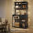 Coffee Bar With Adjustable Storage Shelves-1818899681