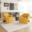 Fauteuil rembourré avec repose-pieds-203765696