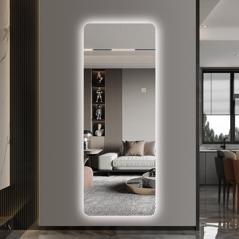 Miroir rectangulaire rétroéclairé