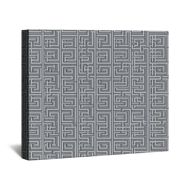 Toile tendue Labyrinth, 12 x 12 pouces
