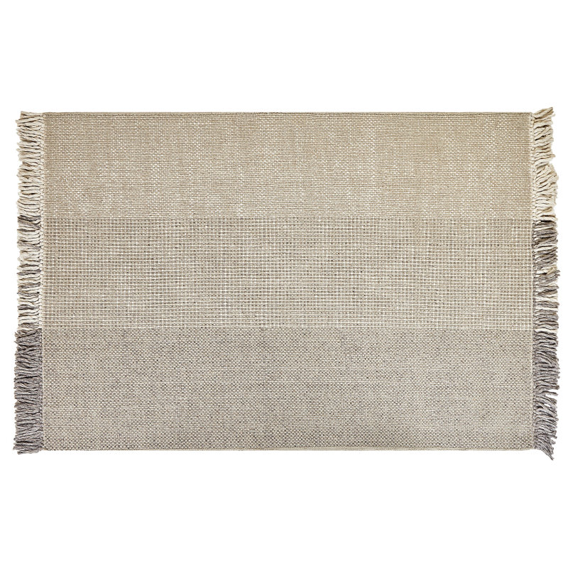 Mitiwanga Solid Colour Hand Woven Area Rug, Rectangle 140 x 200cm