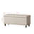 Ahrens Beige Polyester Upholstered Storage Bench with Flip Top, 18.7'' H X 41.73'' W-194711780-212872372