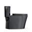 TOTO Aurora One-Piece Elongated 1.28 GPF WASHLET+ and Auto Flush Ready Universal Height Toilet with SS124 SoftClose Seat, Ebony - MS686124CEF#51-431080488-431080490