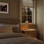 13" Rechargeable Cordless LED Table Lamp With Rattan Shade-1981901925