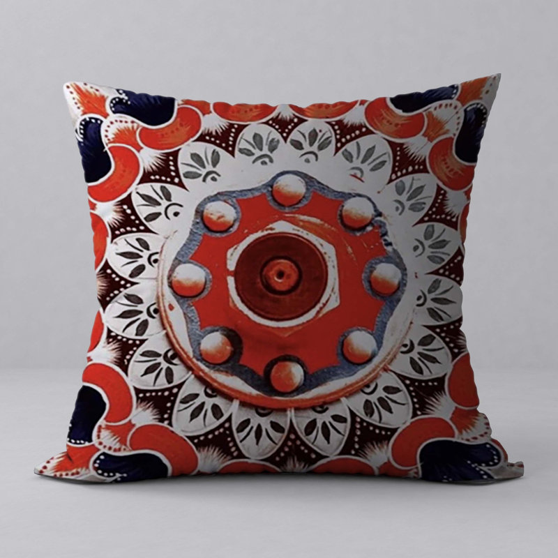 Abstract Reversible Throw Pillow