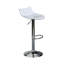 Leverette Swivel Adjustable Height Counter Stool with Metal Frame