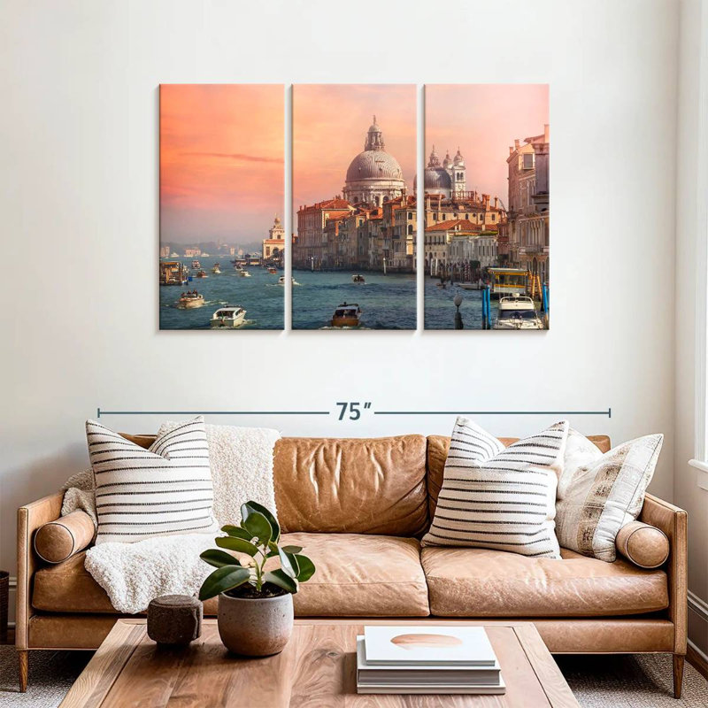 Nicci, Italie, Grand Canal, H 36 po x l 57 po