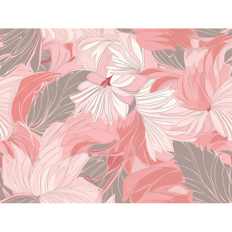 Literie luxueuse à motif floral Avangelia, Housse de couette grand