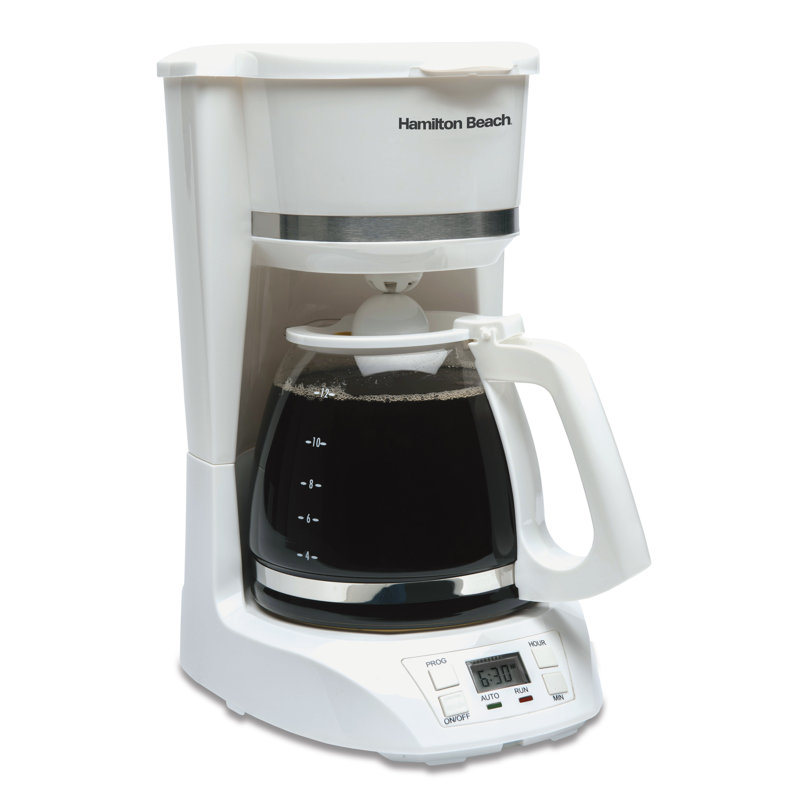 Cafetière 12 tasses avec horloge numérique Hamilton Beach