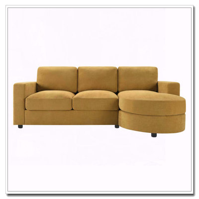84.6" L-shaped Sofa Couch