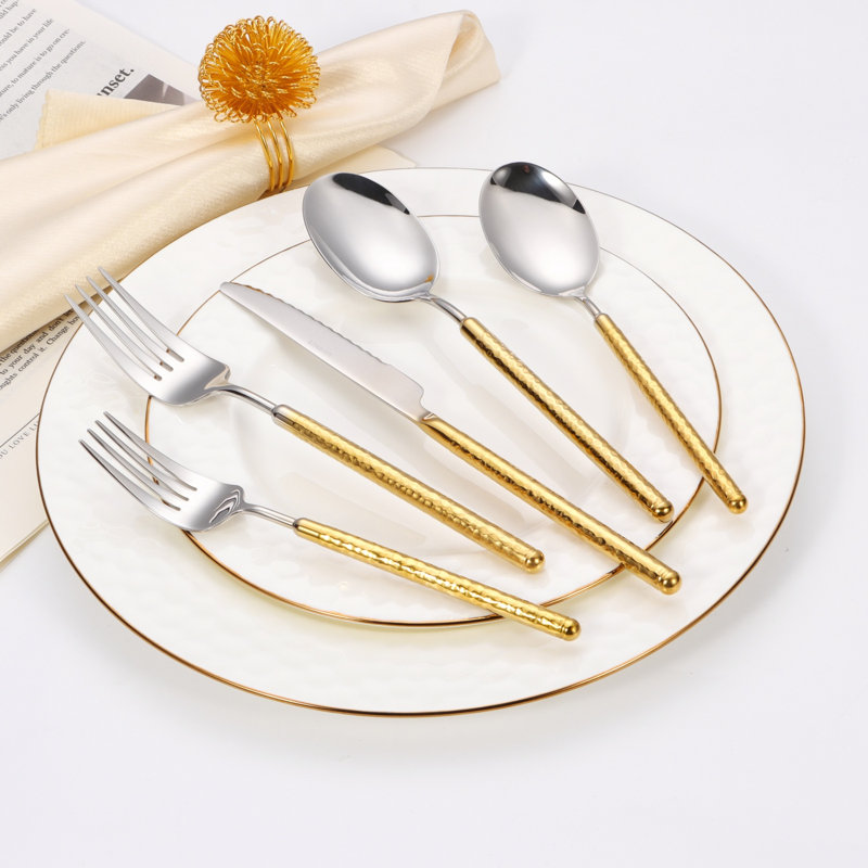 20 Pc Flaware Set - Graduating - Hammered Round Handle