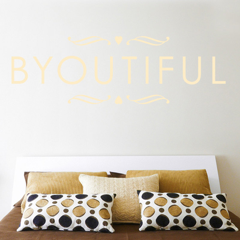 Wall Decal, Beige, Large