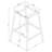 Staten Chrome Backless Bar Stool(Only Dining Chairs)