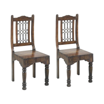 Mathilda Solid Wood Slat Back Side Chair